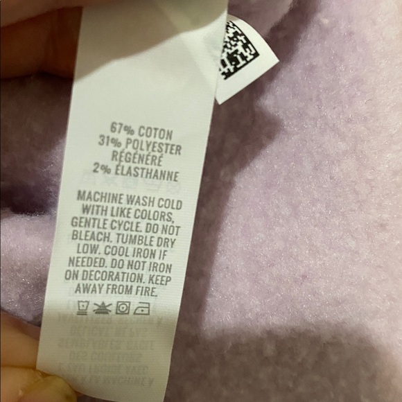 New Aerie Offline Cloud Fleece oversized crewneck sweater with thumb holes - Picture 6 of 6